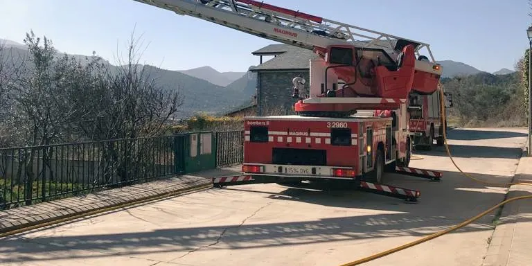 Incendi en un habitatge a Coll de Nargó
