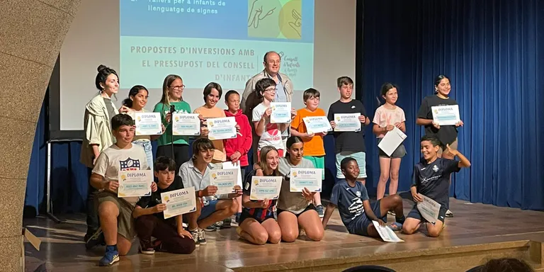 El Consell d'Infants posa punt final després d'un any en què s'ha treballat la inclusió