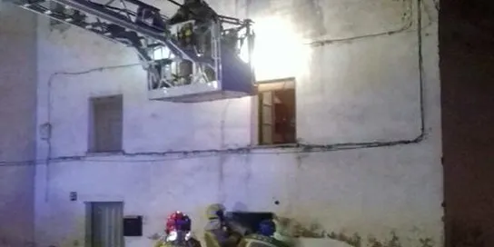 S’esfondra una casa al Rourell