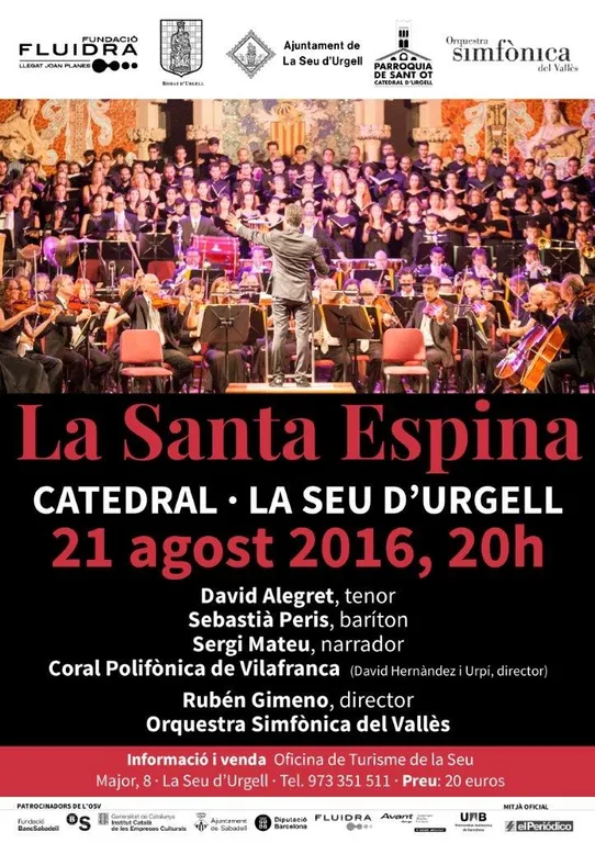 Concert de 'La Santa Espina' a la Catedral de la Seu d'Urgell