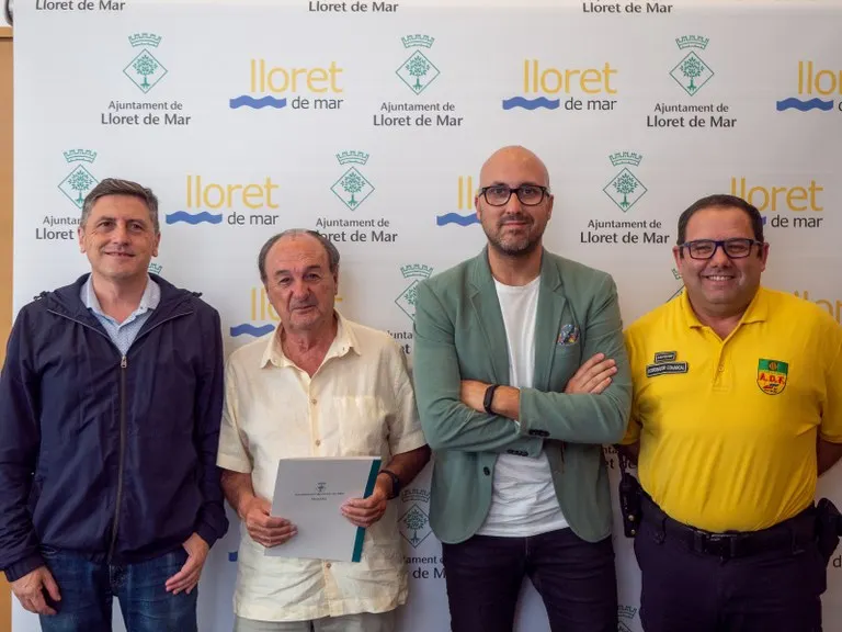 L’Ajuntament de Lloret signa un conveni amb l’Associació de Defensa Forestal