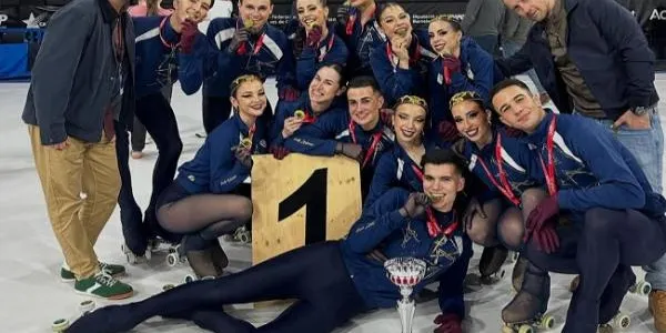 La torrenca Ariadna Gironès, campiona d’Espanya de Grups Xou amb el CPA Skating Cunit