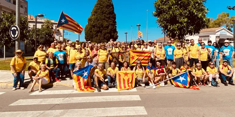 L’ANC Valls-Alt Camp es mobilitza a Amposta per la Diada