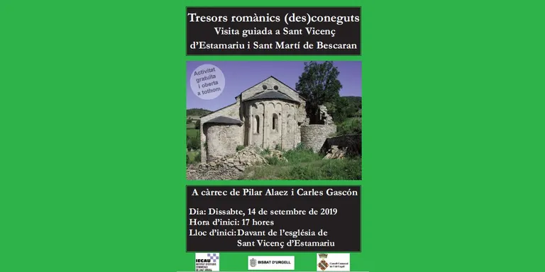 Visita guiada a les esglésies romàniques de Sant Vicenç d'Estamariu i Sant Martí de Bescaran