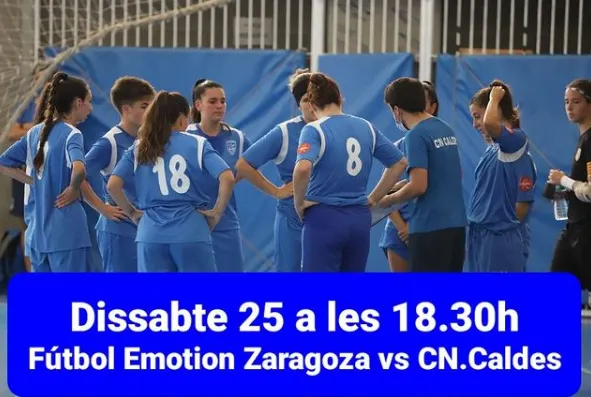 Els equips de bàsquet masculí i futbol sala femení del CN Caldes enceten la temporada i el Recam Làser s’estrena davant l’afició