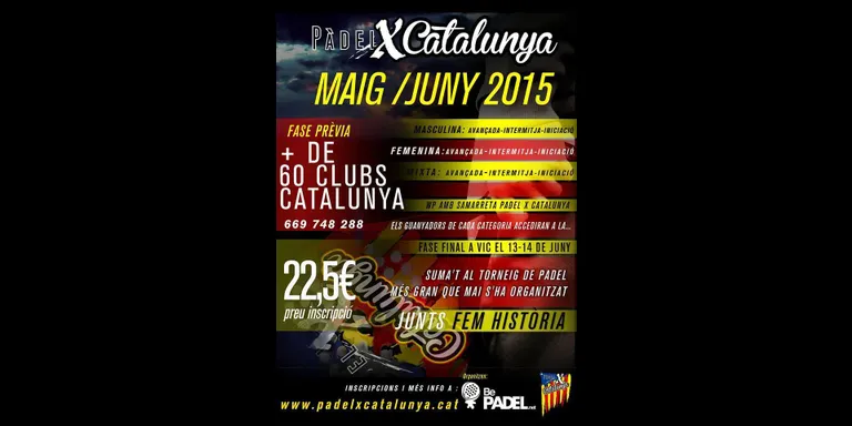 El Pàdel Mas d'en Roqueta se suma al torneig més gran fet mai a Catalunya