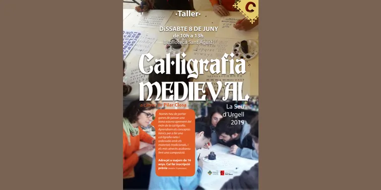 Taller de Cal·ligrafia Medieval a la Biblioteca Sant Agustí de la Seu d'Urgell