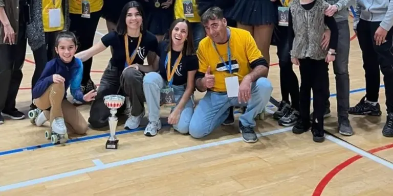 El quartet júnior del Club Patinatge Torredembarra campió de Catalunya de xous