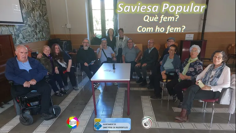 Els membres del nostre grup de SAVIESA POPULAR ens expliquen els diferents mètodes que desenvolupen en les seves trobades.