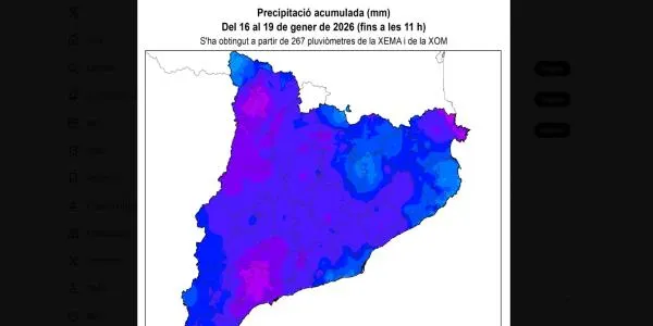 Es registren més de 100 litres per metre quadrat aquest cap de setmana en diferents punts del Camp de Tarragona