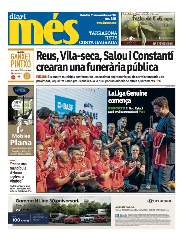 Consulta les portades dels diaris d'aquest 11 de novembre