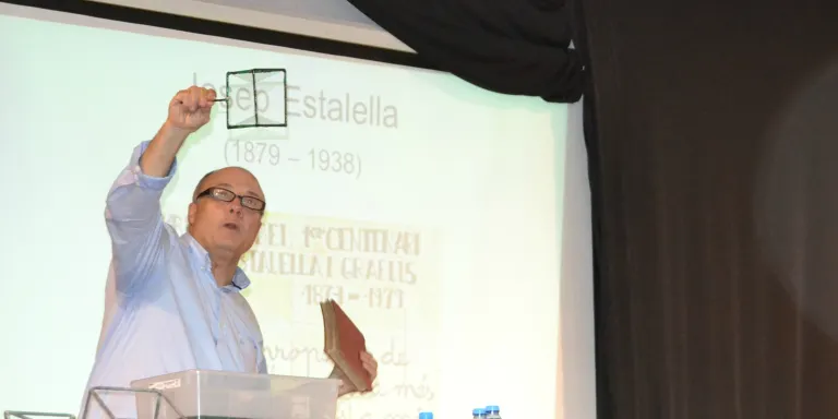 Geometria amb bombolles de sabó, amb Anton Aubanell, a l'Auditori de Pineda