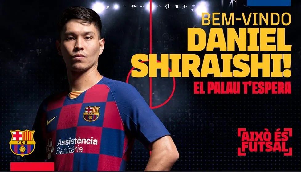 Daniel Shiraishi, nou fitxatge del Barça de futbol sala