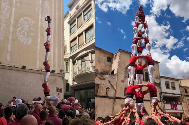 Salt endavant rosat i consolidació vermella