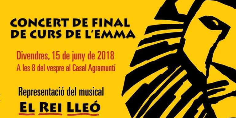 Més de 160 alumnes, al musical 'El Rei Lleó' de l'EMMA