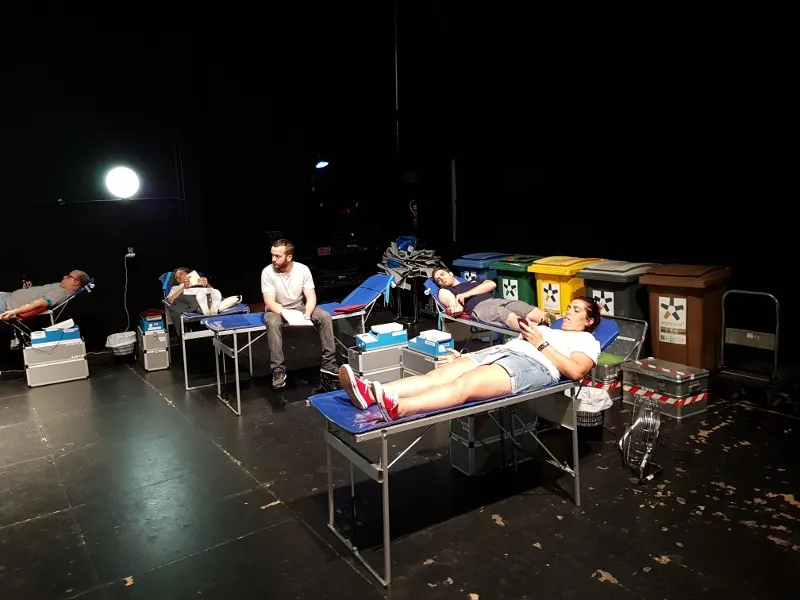 La marató de sang va tenir lloc a La Sala