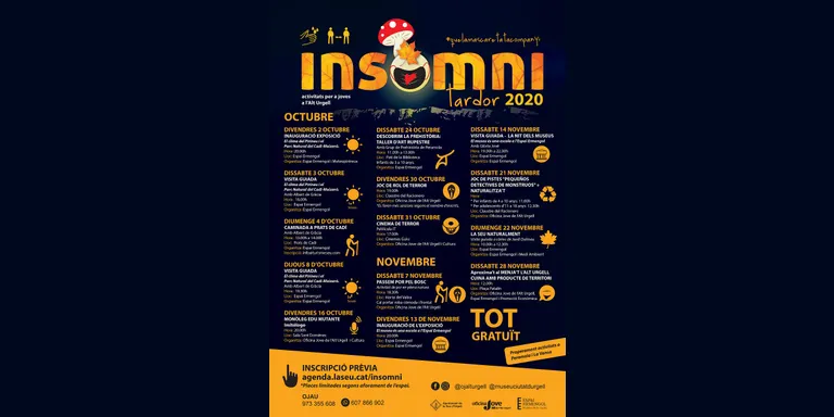 El programa Insomni d'activitats gratuïtes per a joves continua a la tardor