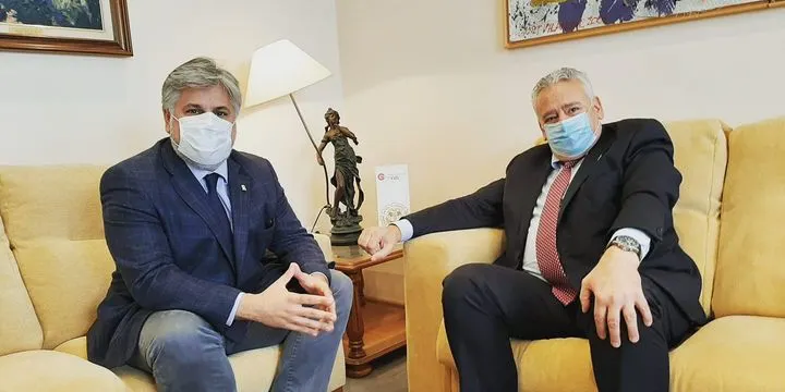 Reunió del president de la Cambra de Comerç amb Albert Batet