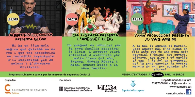 El cicle Diumenges al Teatre de Cambrils enceta la temporada amb un espectacle de màgia