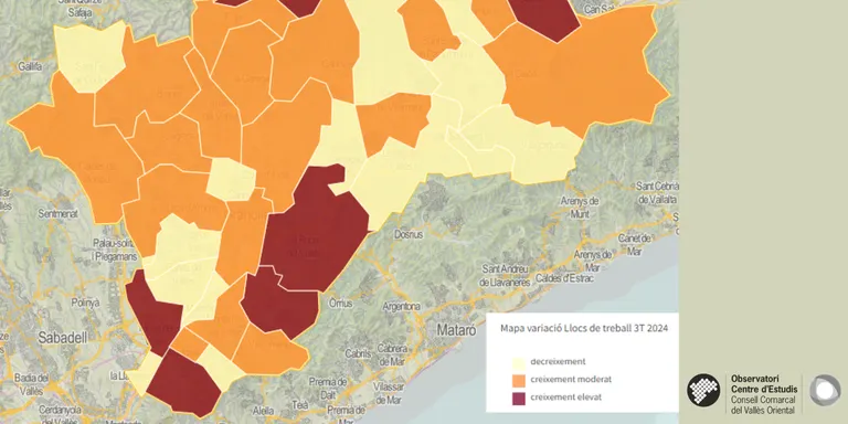 La xifra d’assalariats i autònoms va créixer a Caldes al tercer trimestre d’aquest any