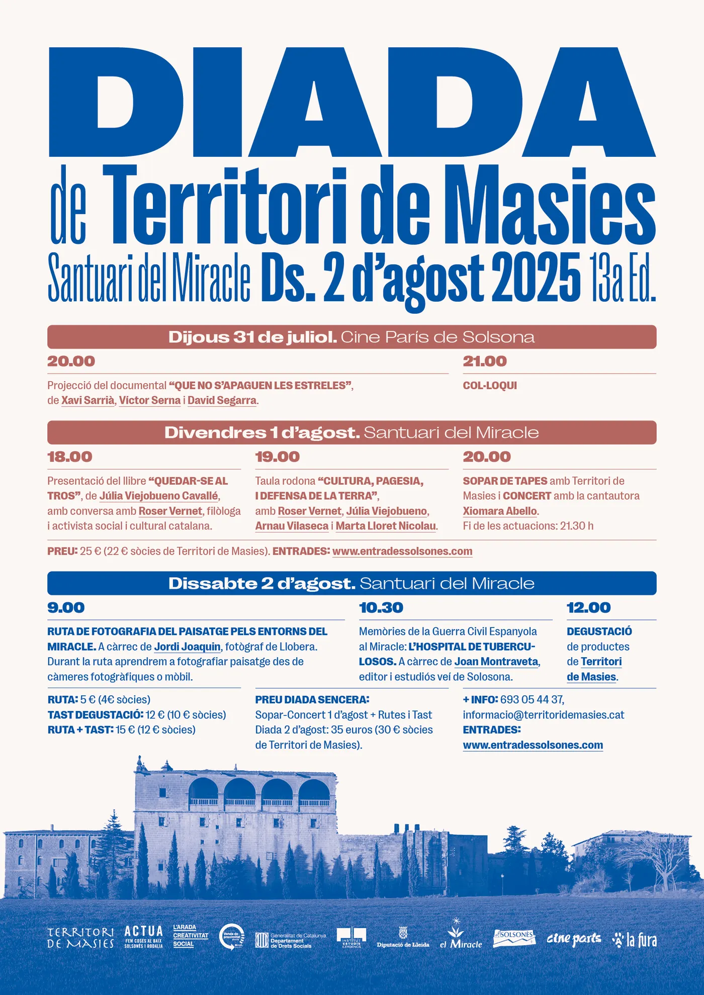 Cultura, memòria popular i Guerra Civil centraran la Diada de Territori de Masies