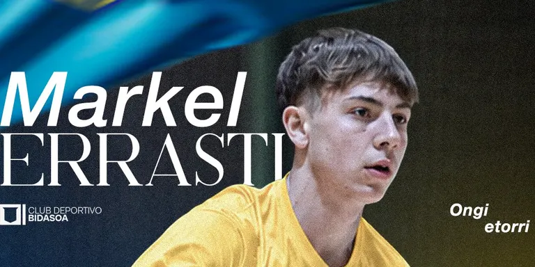 IRUDEK BIDASOA IRUN INCORPORA A MARKEL ERRASTI PARA LAS PRÓXIMAS TRES TEMPORADAS