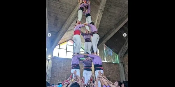 Els Castellers d’Altafulla consoliden els castells de 6 a Sant Pere i Sant Pau amb el rodatge de diverses posicions