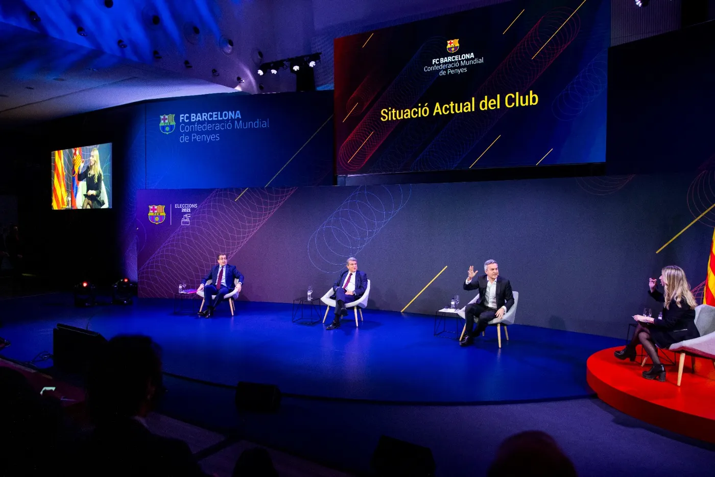 Font, Laporta i Freixa es comprometen amb el Projecte Penyes s.XXI