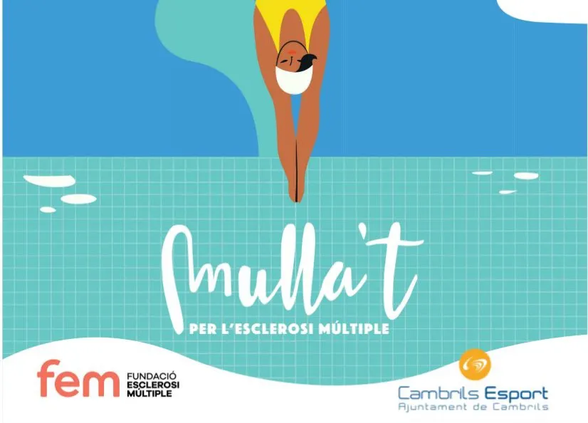 La campanya 'Mulla’t per l'esclerosi múltiple' arriba a la piscina coberta de Cambrils aquest dissabte
