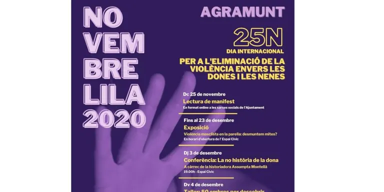 Novembre lila a Agramunt