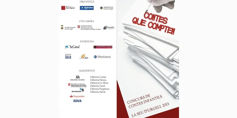Obert el termini per participar en el concurs 'Contes que compten' 2013