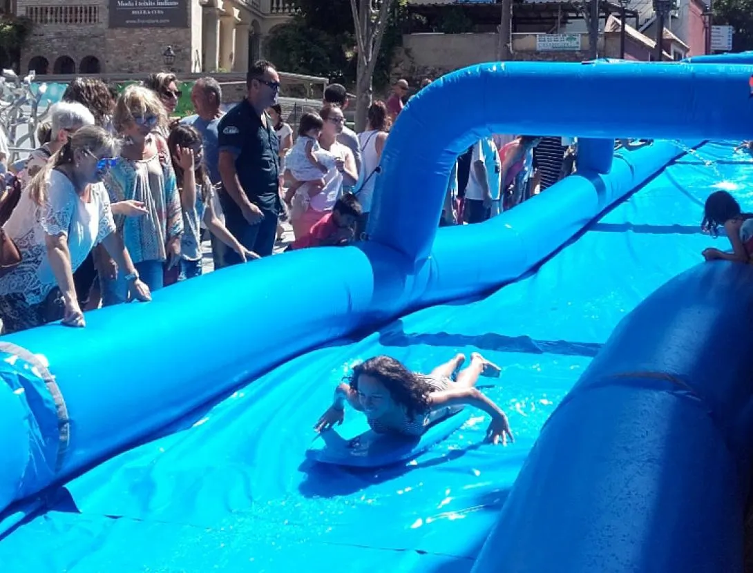 Aquest diumenge de Festa Major les famílies podran gaudir de forma gratuïta d'un parc aquàtic a Can Xaubet