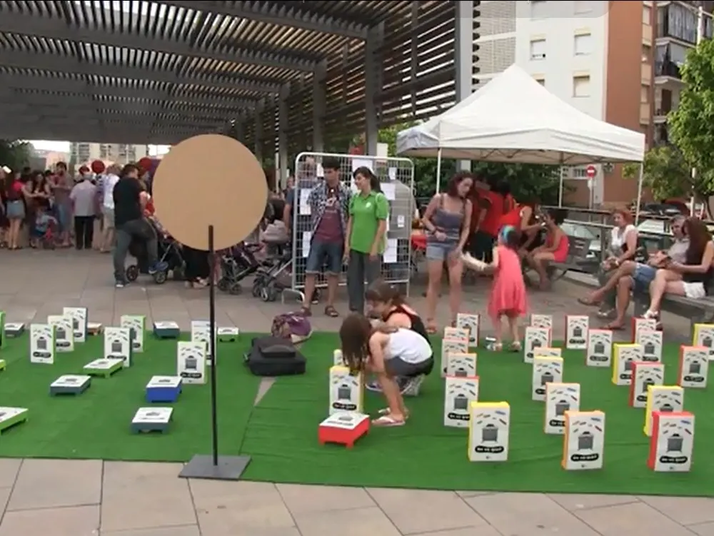 La Fira del Joc i de l'Esport al Carrer s'ha fet a la Rambla del Ferrocarril