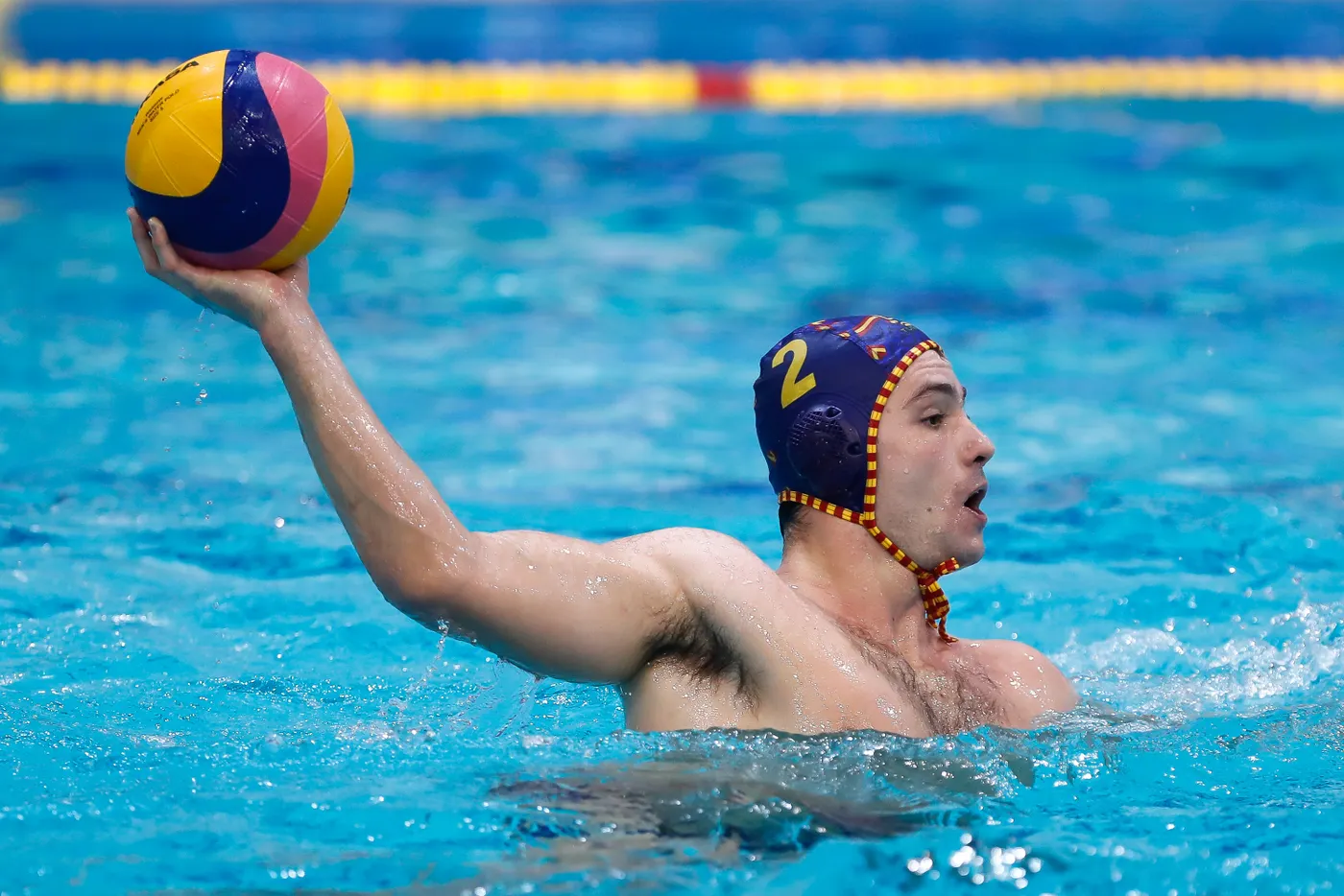 Còmoda victòria del waterpolo masculí contra Kazajstan (16-4)