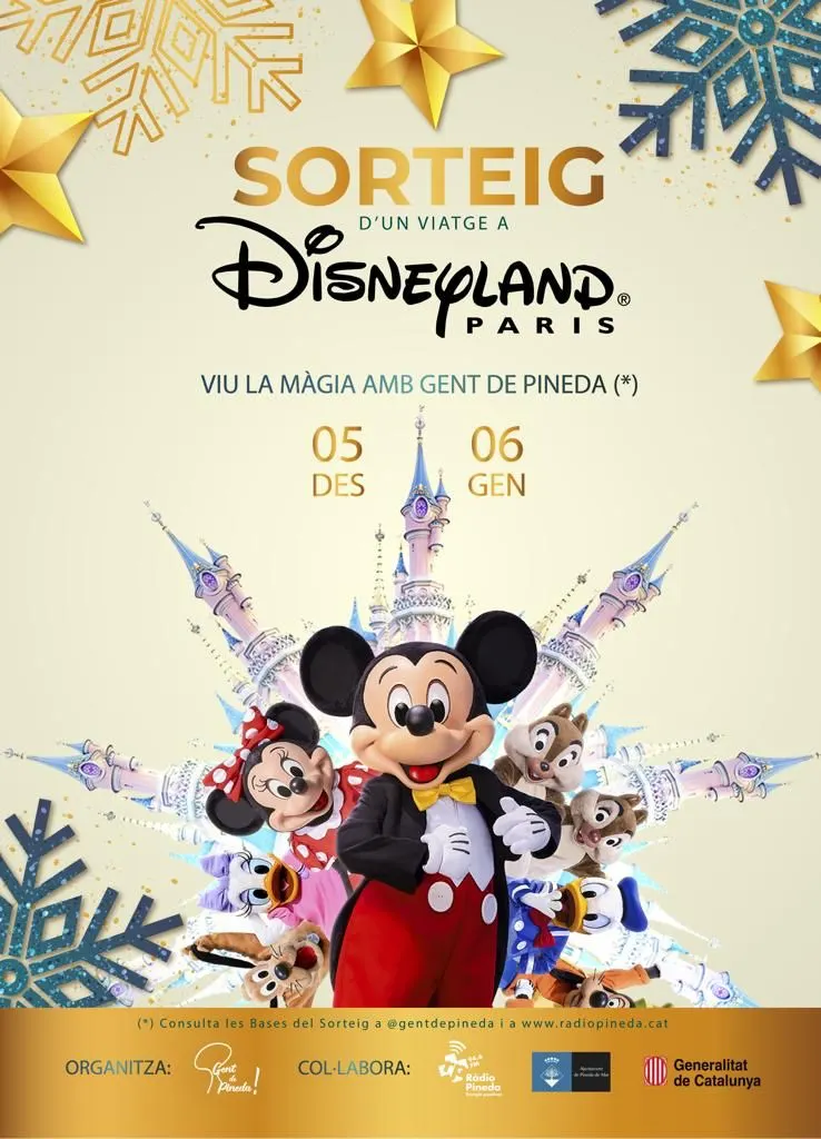 Gent de Pineda sorteja un viatge a Disneyland París