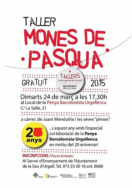 Obertes les inscripcions al taller de decoració i creació de mones de Pasqua