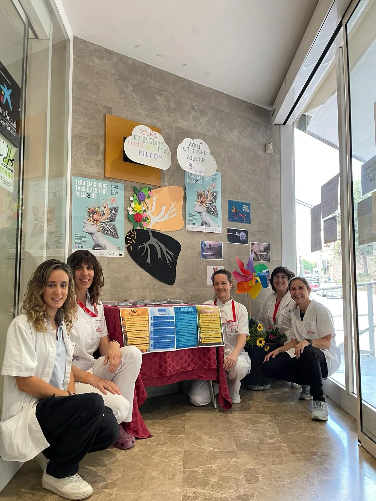 El Centre Sanitari del Solsonès se suma a la 25a Setmana Sense Fum