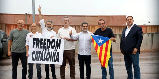 Surten en llibertat els nou líders independentistes indultats