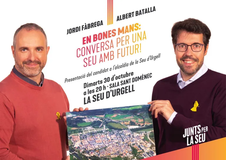Presentació de la candidatura de Jordi Fàbrega a l'alcaldia de la Seu d'Urgell