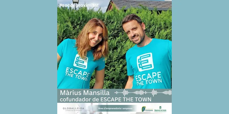 #socdeproximitat amb Màrius Mansilla d'ESCAPE THE TOWN