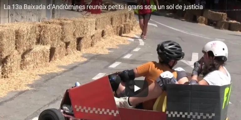 La 13a Baixada d’Andròmines reuneix petits i grans sota un sol de justícia