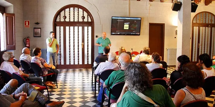 Francesc Ribera 'Titot', regidor de la CUP, diu que cal aconseguir una majoria 'aclaparadora' del sí a la Independència