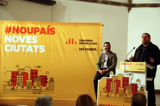 Junqueras defensa la independència com l'única sortida perquè l'Estat deixi de perjudicar Catalunya