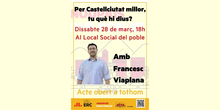 Acte de proximitat d'ERC a Castellciutat