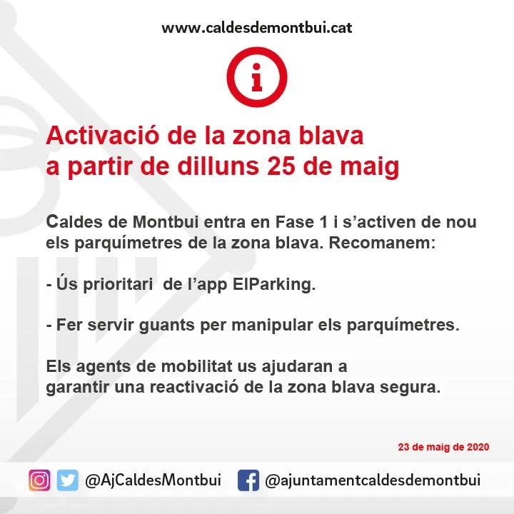 Caldes estrena un nou Pla de Mobilitat urbana avui dilluns