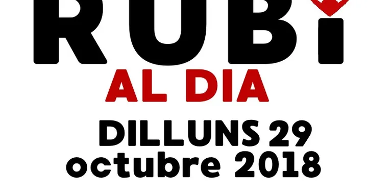 RUBÍ AL DIA dilluns 29 OCTUBRE