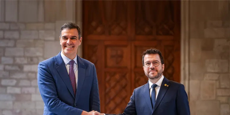 Sánchez respon a Aragonès que cal trobar un "punt de trobada" que no sigui la "proposta maximalista" del referèndum