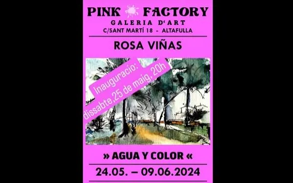 La galeria d’art d’Altafulla Pink Factory inaugura aquest dissabte una exposició de Rosa Viñas
