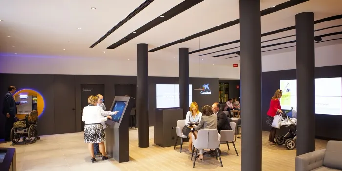 L'oficina de Caixabank de la part baixa obrirà demà les portes