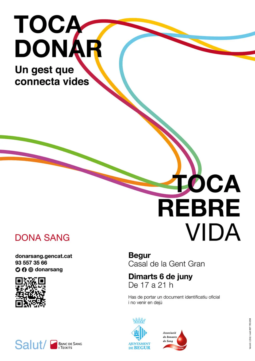 El dimarts 6 de juny vine a donar sang!